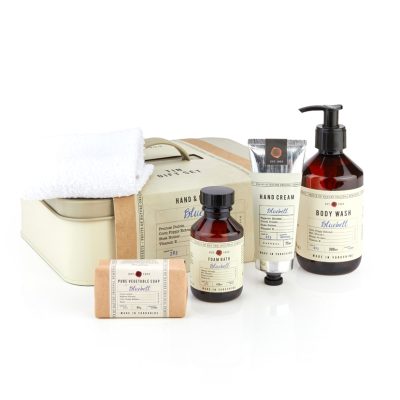 Bluebell Tin Gift ( Hand & Body Wash, Hand Cream, Foam Bath, Soap and Flannel)