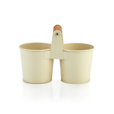 Twin Plant Pot Hand Wash and Hand Lotion Holder